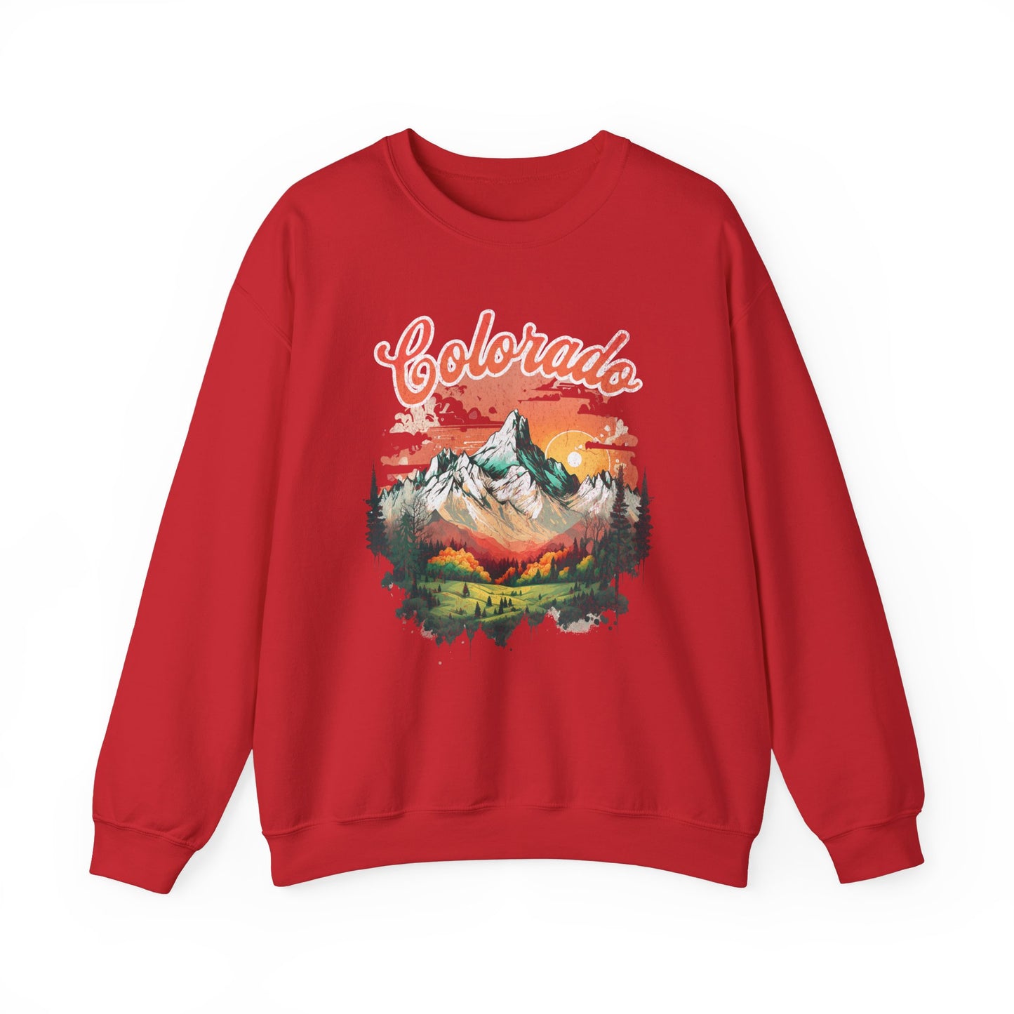 Colorado T Shirts | Rocky Mountain Sunset Unisex Sweatshirt