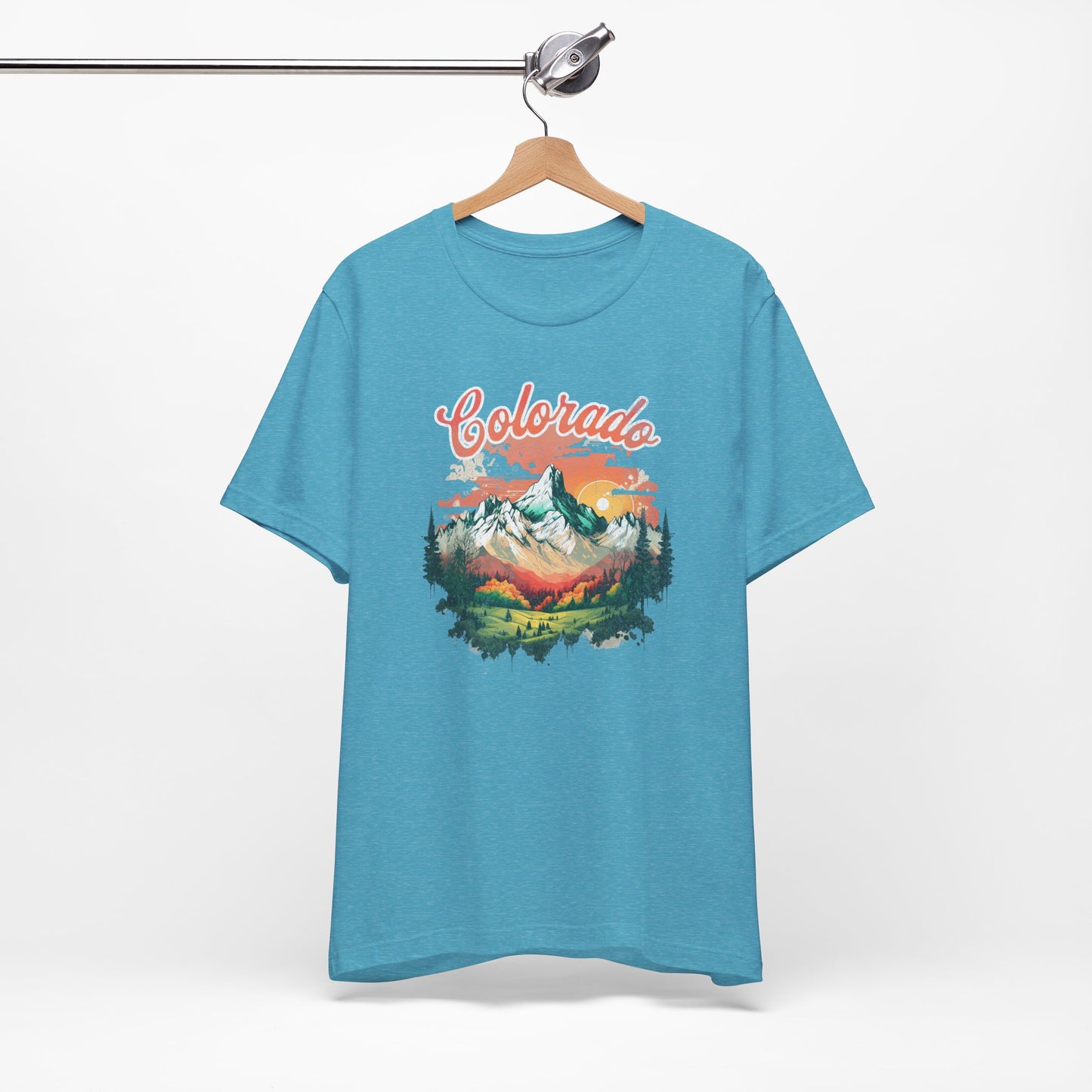 Colorado T Shirts |  Rocky Mountain Sunset Unisex T-Shirt