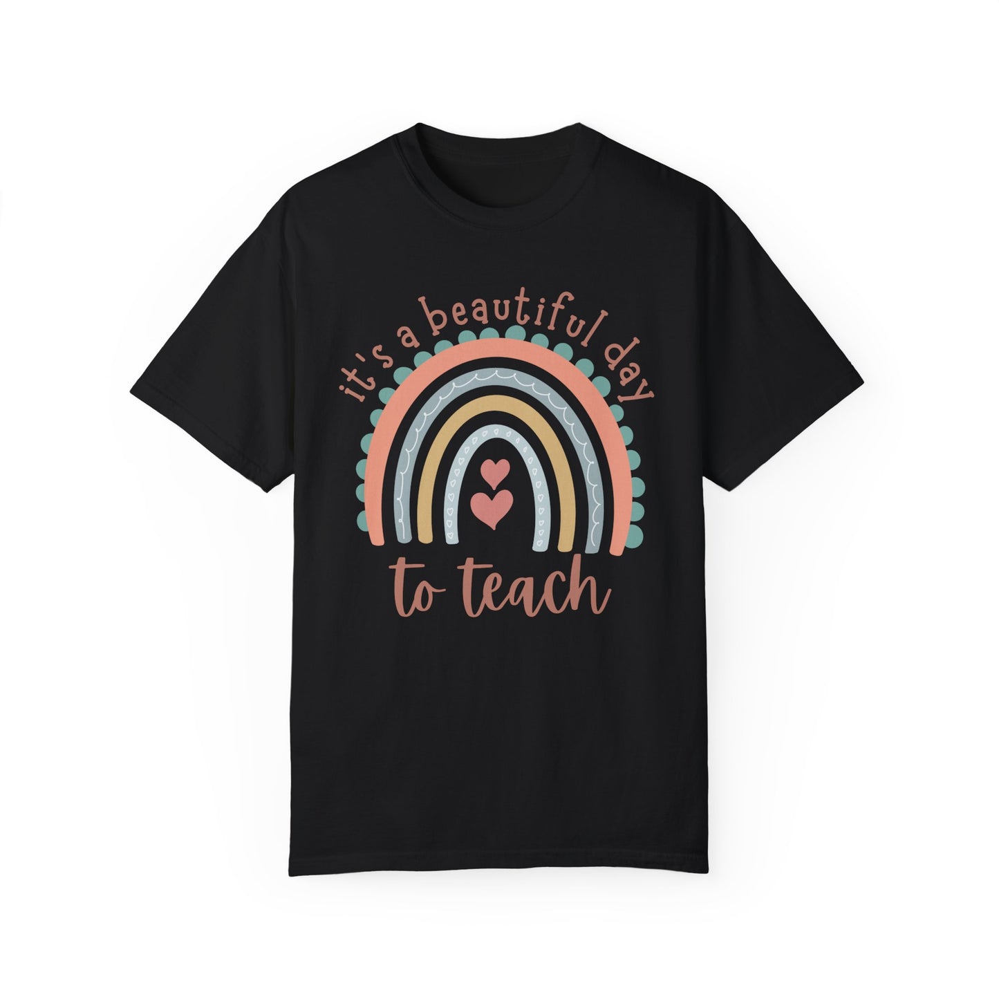 Teacher Boho Shirts | Unisex Garment-Dyed Relaxed Fit Comfort Color Shirts