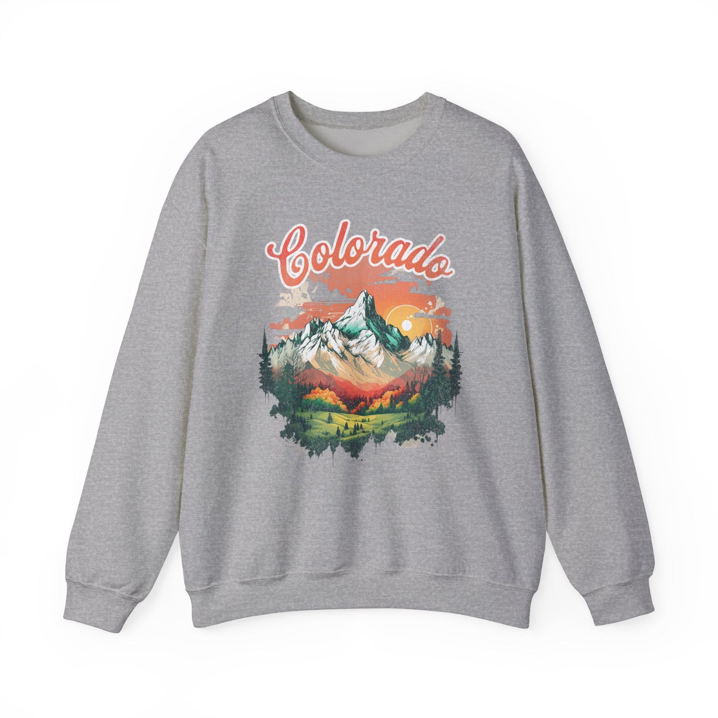 Colorado T Shirts | Rocky Mountain Sunset Unisex Sweatshirt