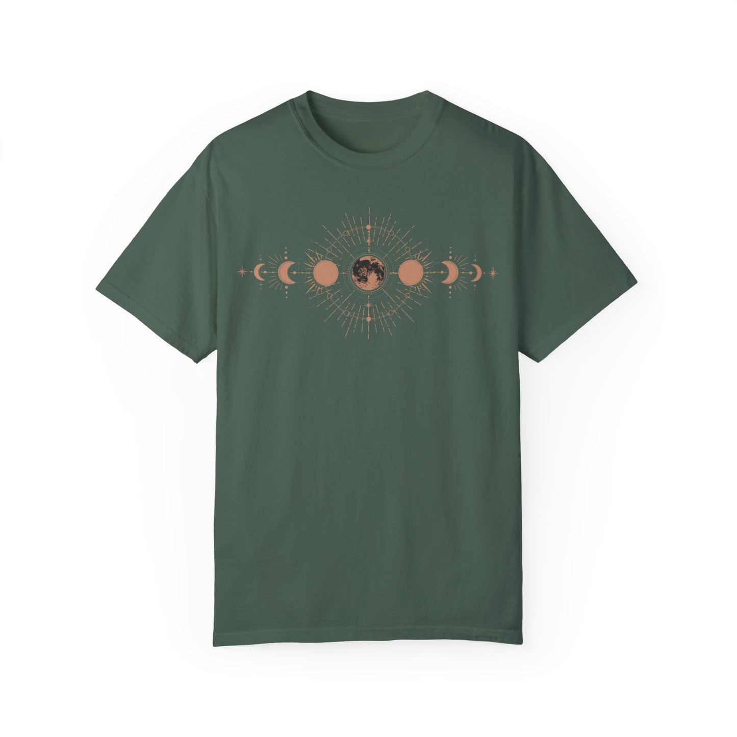 Moon Phase Boho Shirts |  Unisex Garment-Dyed Relaxed Fit Comfort Color Shirts