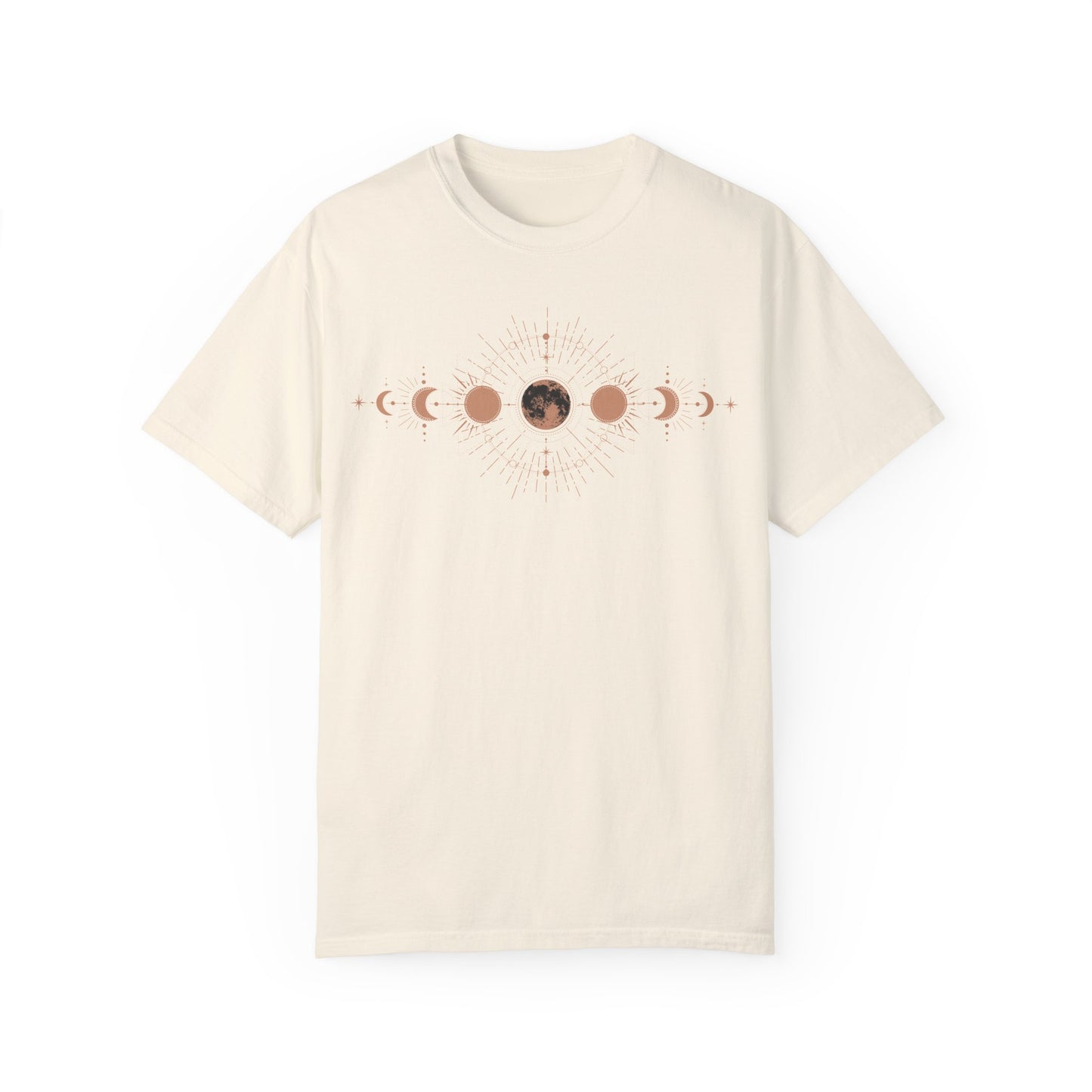 Moon Phase Boho Shirts |  Unisex Garment-Dyed Relaxed Fit Comfort Color Shirts