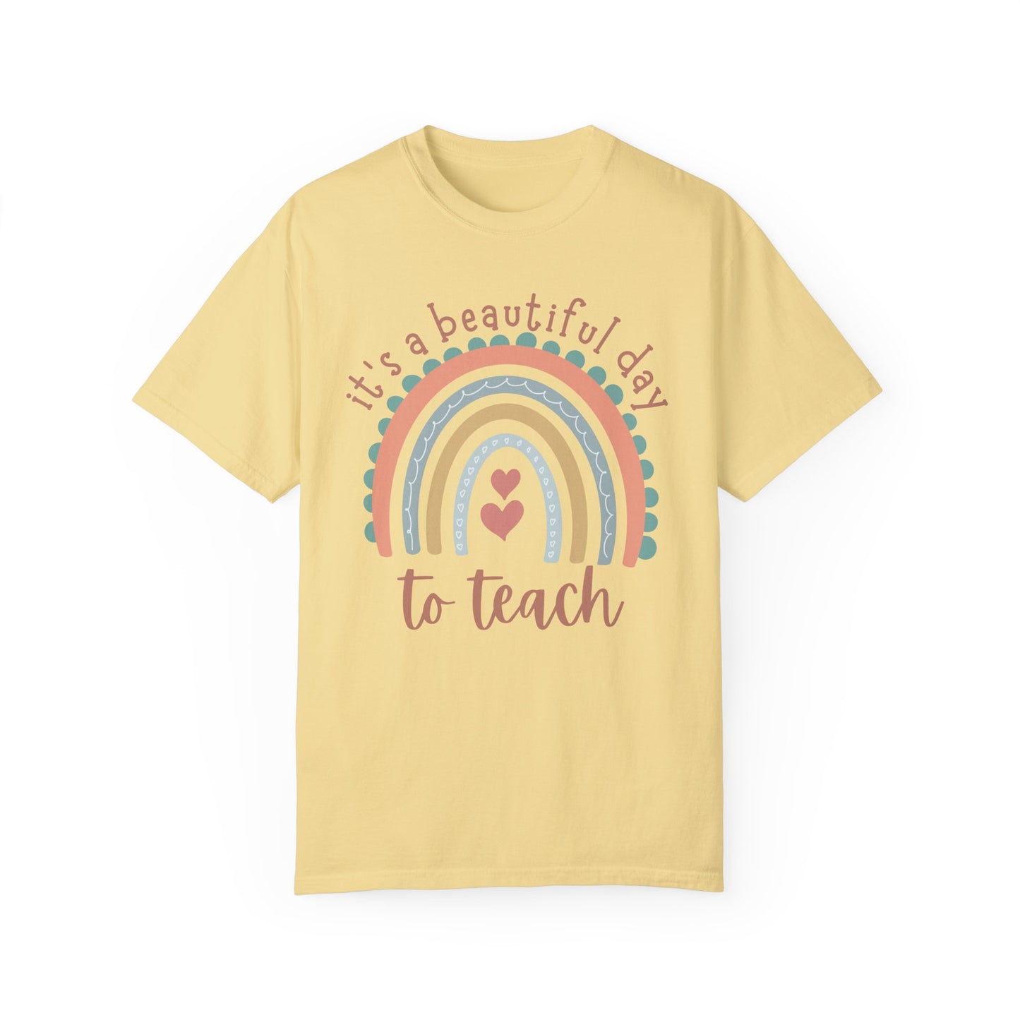 Teacher Boho Shirts | Unisex Garment-Dyed Relaxed Fit Comfort Color Shirts