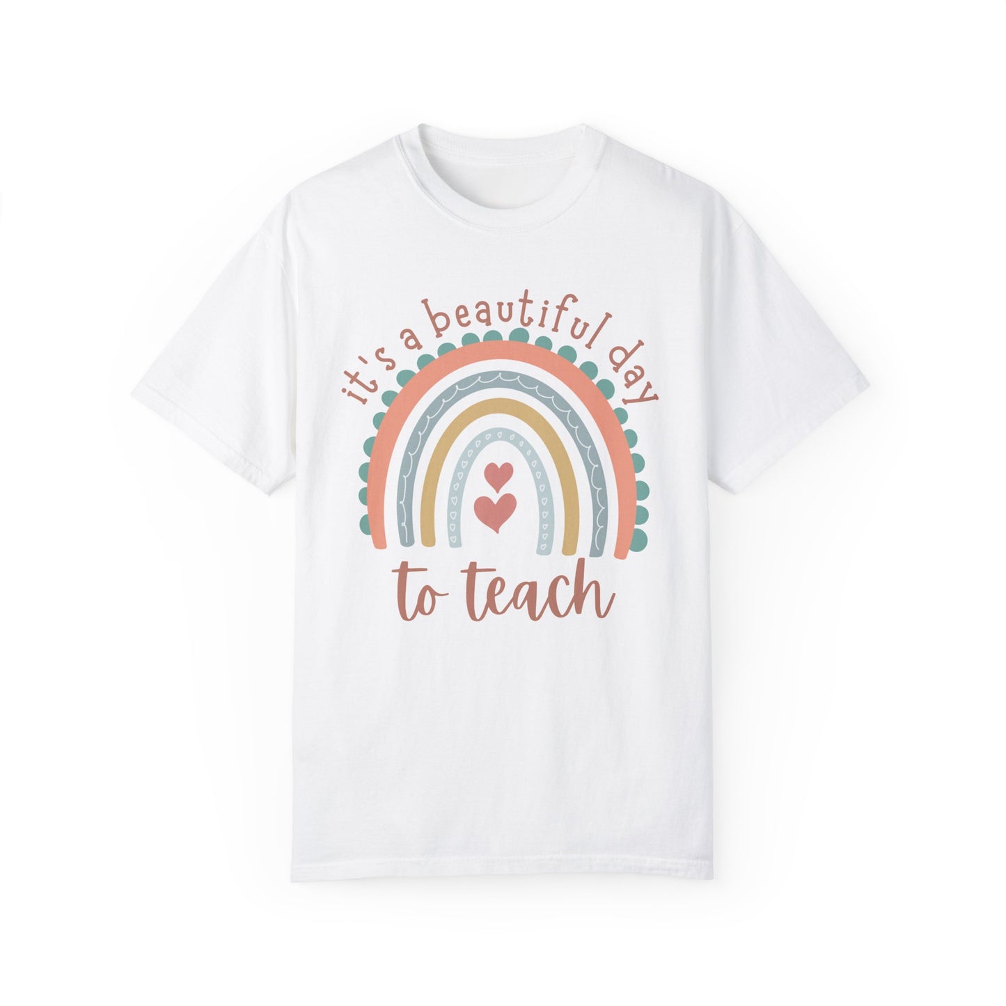 Teacher Boho Shirts | Unisex Garment-Dyed Relaxed Fit Comfort Color Shirts