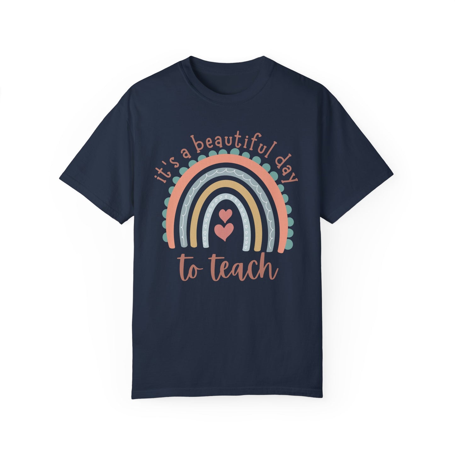 Teacher Boho Shirts | Unisex Garment-Dyed Relaxed Fit Comfort Color Shirts