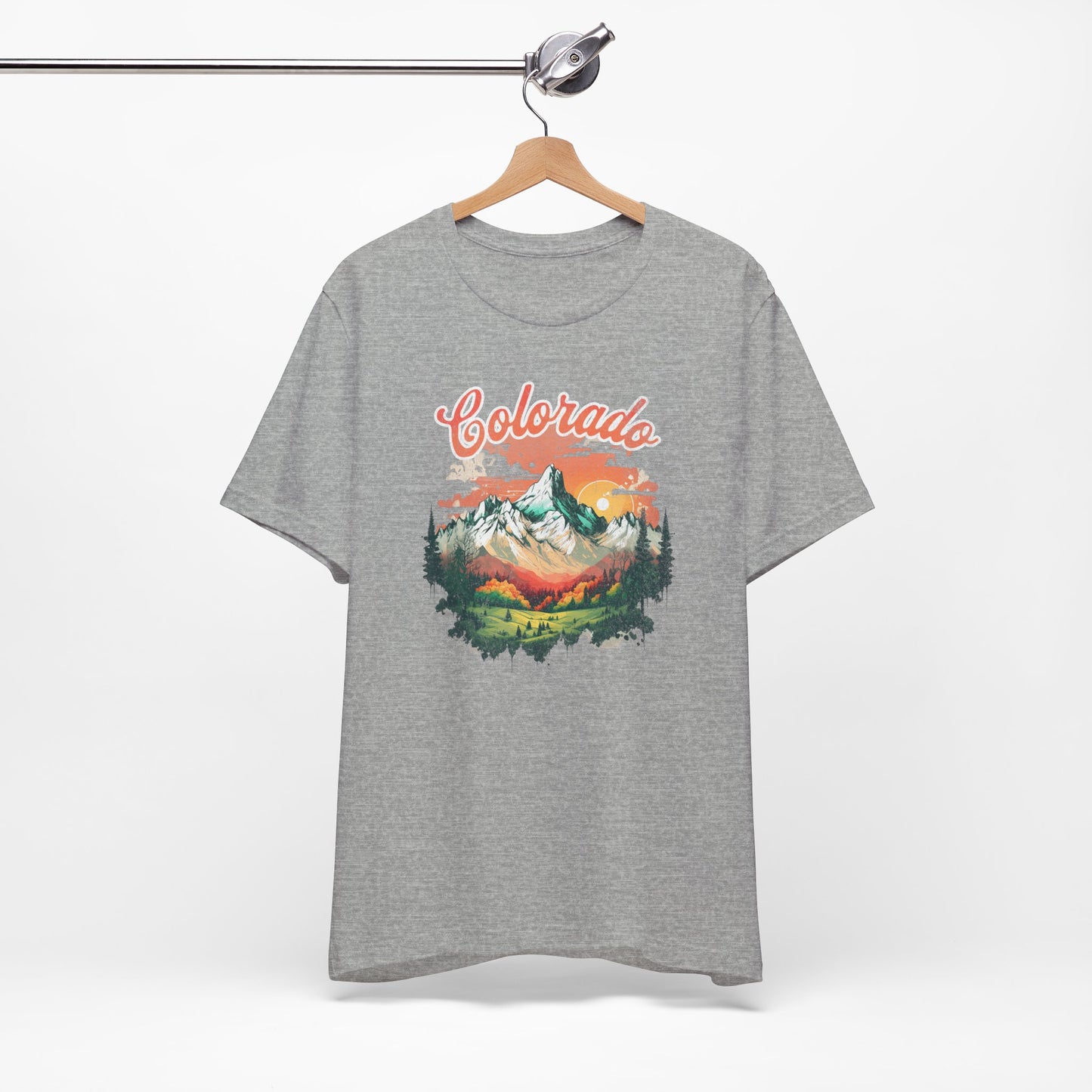 Colorado T Shirts |  Rocky Mountain Sunset Unisex T-Shirt