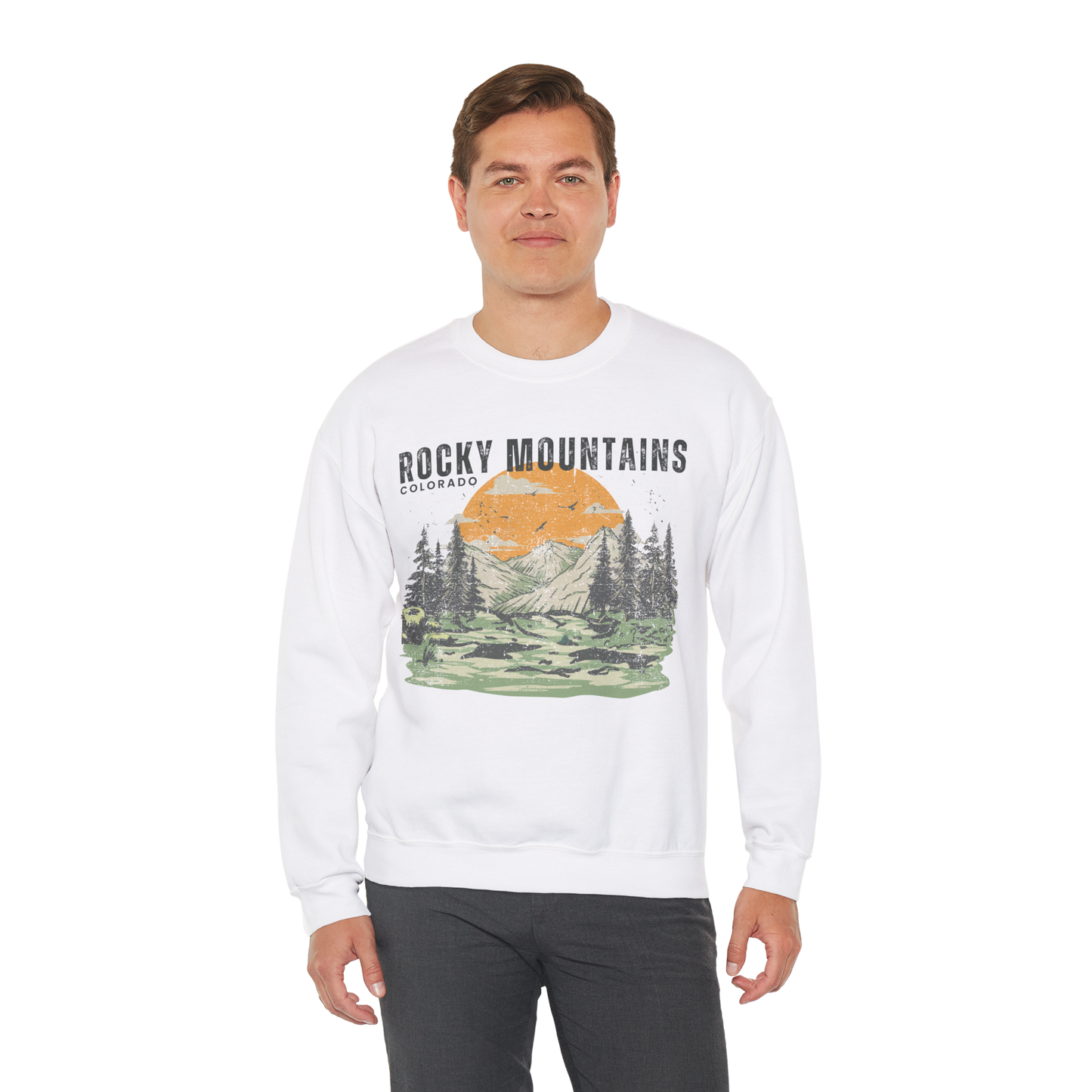 Colorado T Shirts | Super Comfy Rocky Mountains Sweatshirt