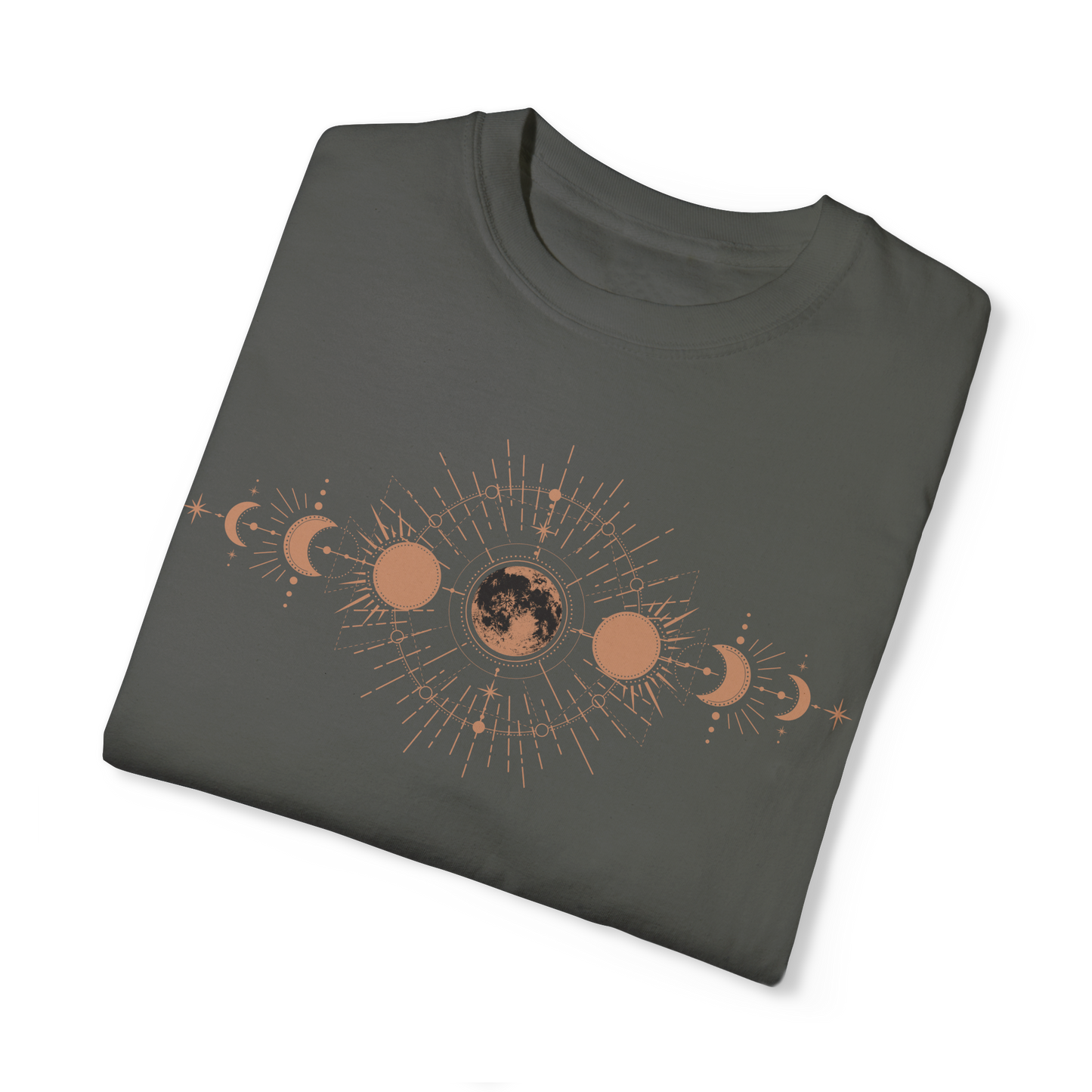 Moon Phase Boho Shirts |  Unisex Garment-Dyed Relaxed Fit Comfort Color Shirts