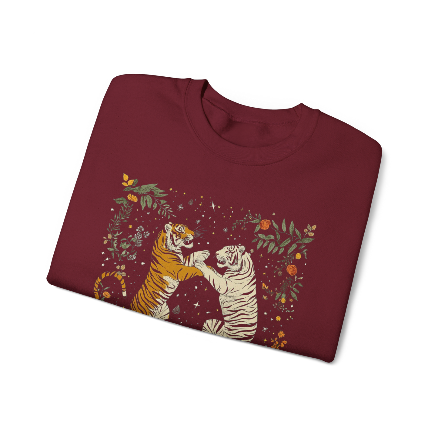 Boho Shirts | Super Comfy Hand Drawn Tigers Unisex Sweatshirt