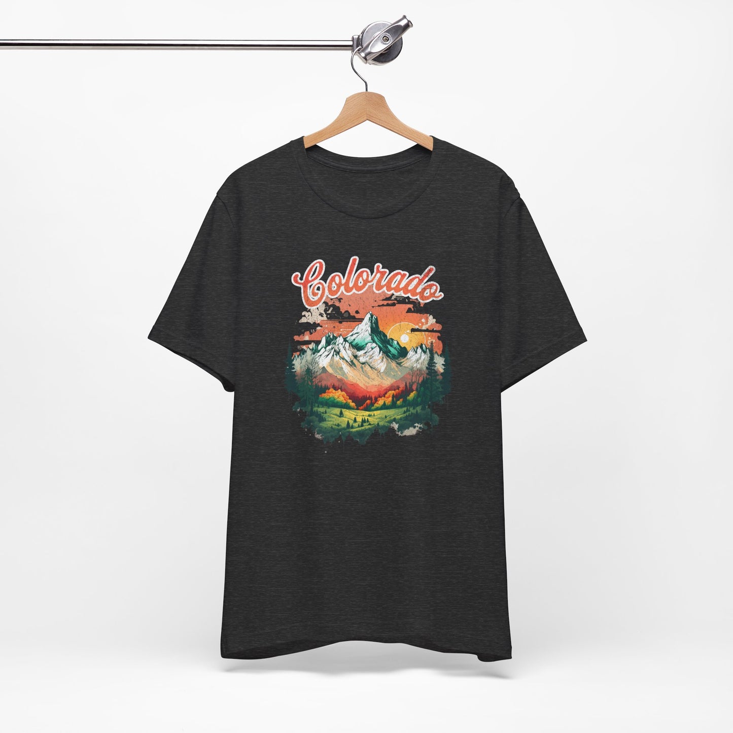 Colorado T Shirts |  Rocky Mountain Sunset Unisex T-Shirt