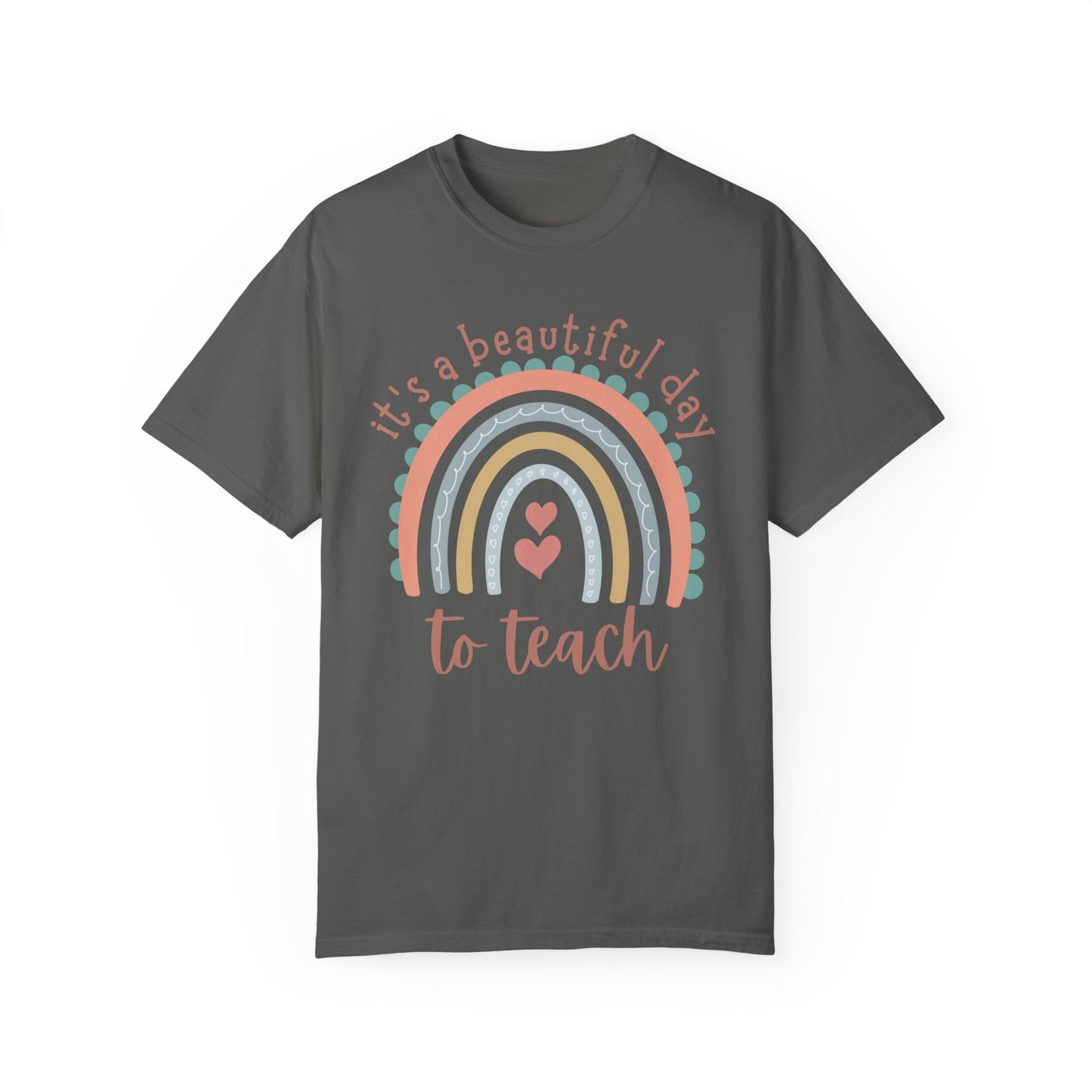 Teacher Boho Shirts | Unisex Garment-Dyed Relaxed Fit Comfort Color Shirts