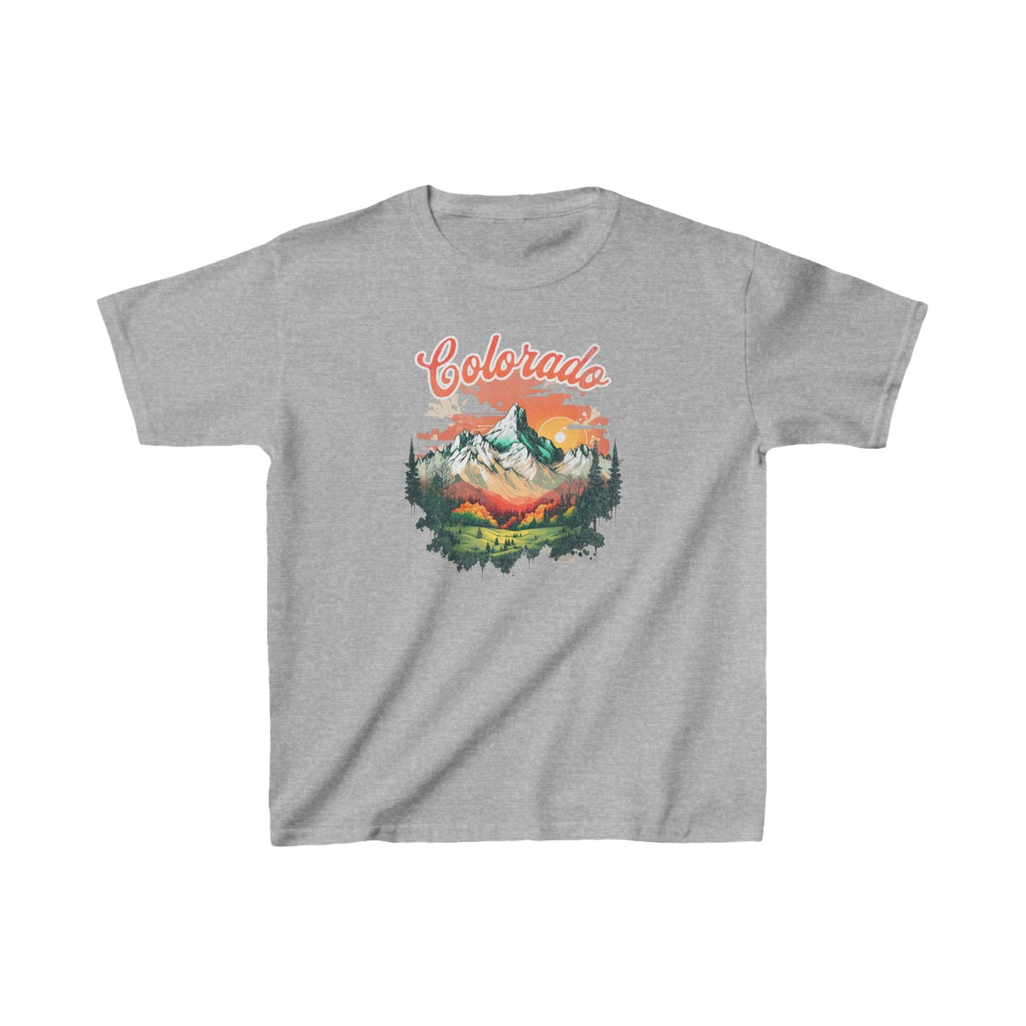 Colorado T Shirts | Retro Sunset Youth T-Shirt