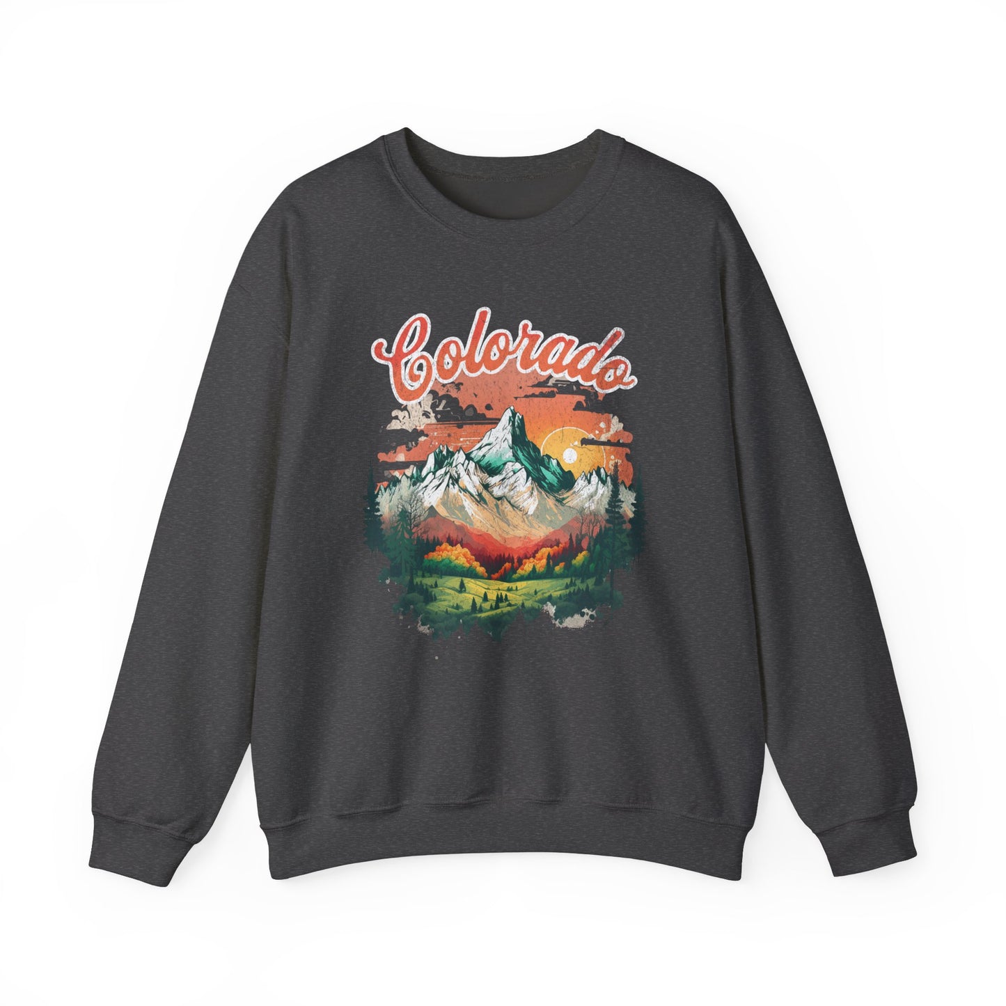 Colorado T Shirts | Rocky Mountain Sunset Unisex Sweatshirt