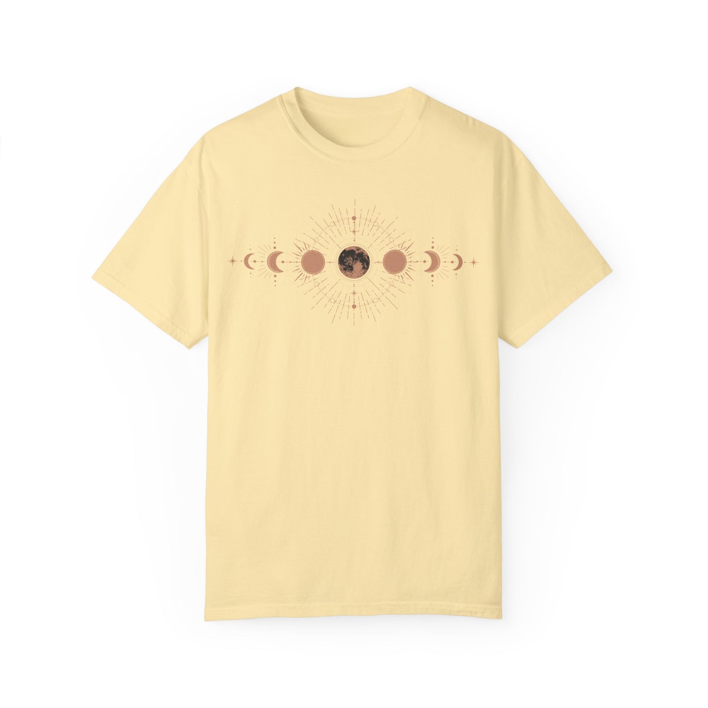 Moon Phase Boho Shirts |  Unisex Garment-Dyed Relaxed Fit Comfort Color Shirts