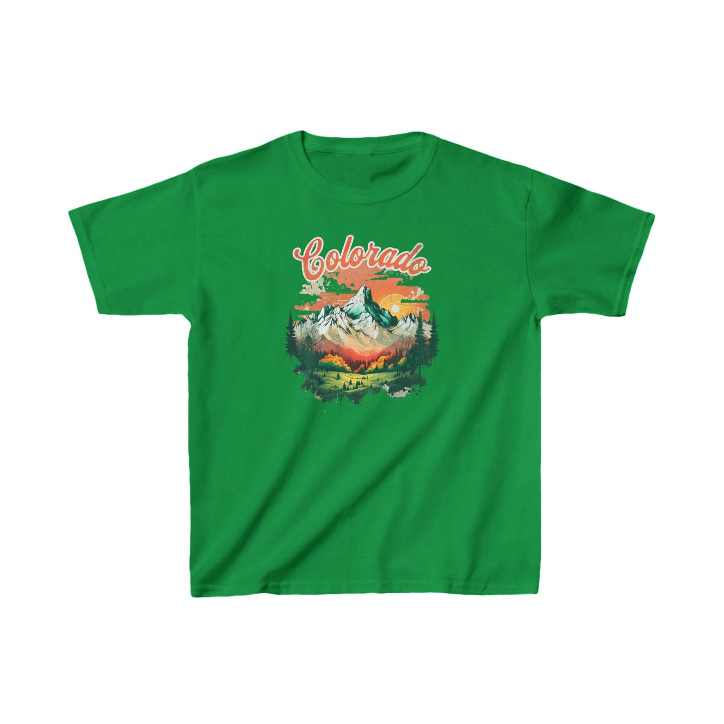 Colorado T Shirts | Retro Sunset Youth T-Shirt